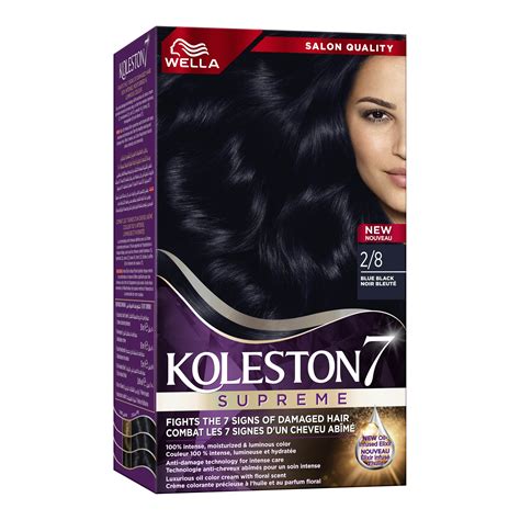 koleston hair color black